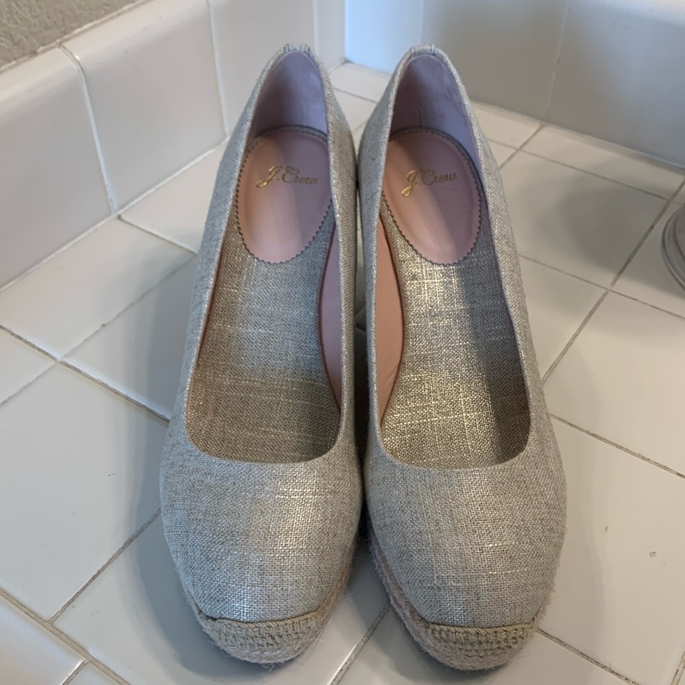 JCrew Espadrille Wedge shoes